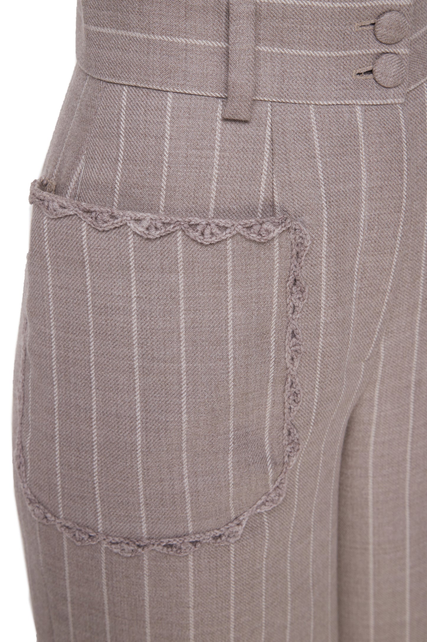 Wide Striped Pants