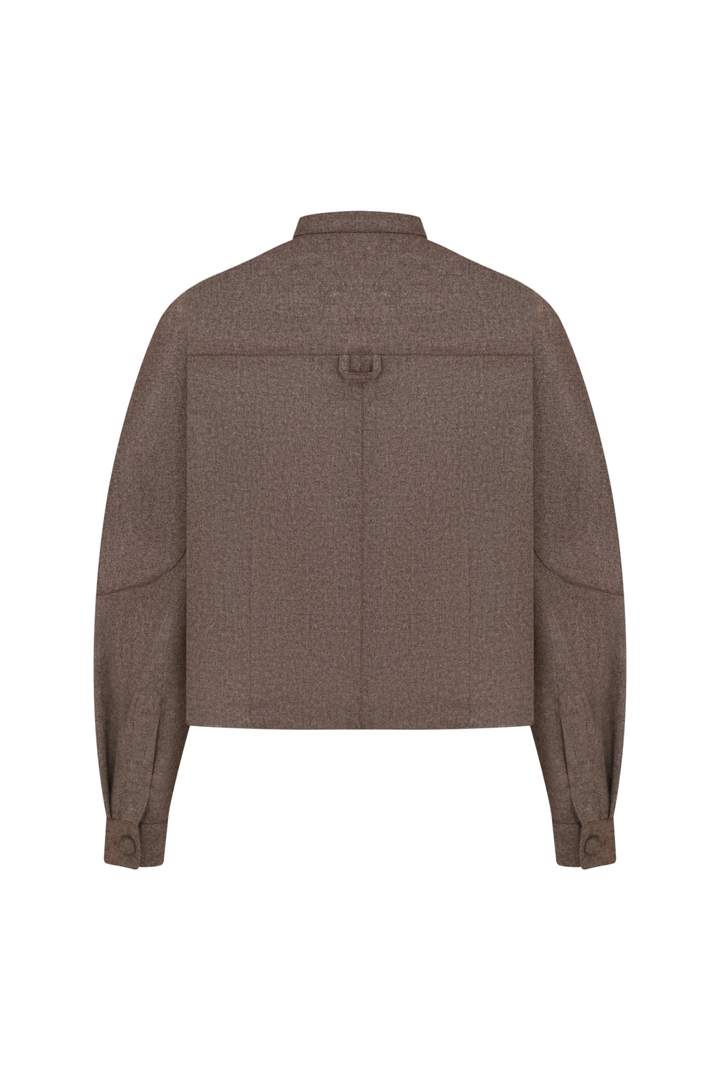 Clean Suiting Blouse in Brown