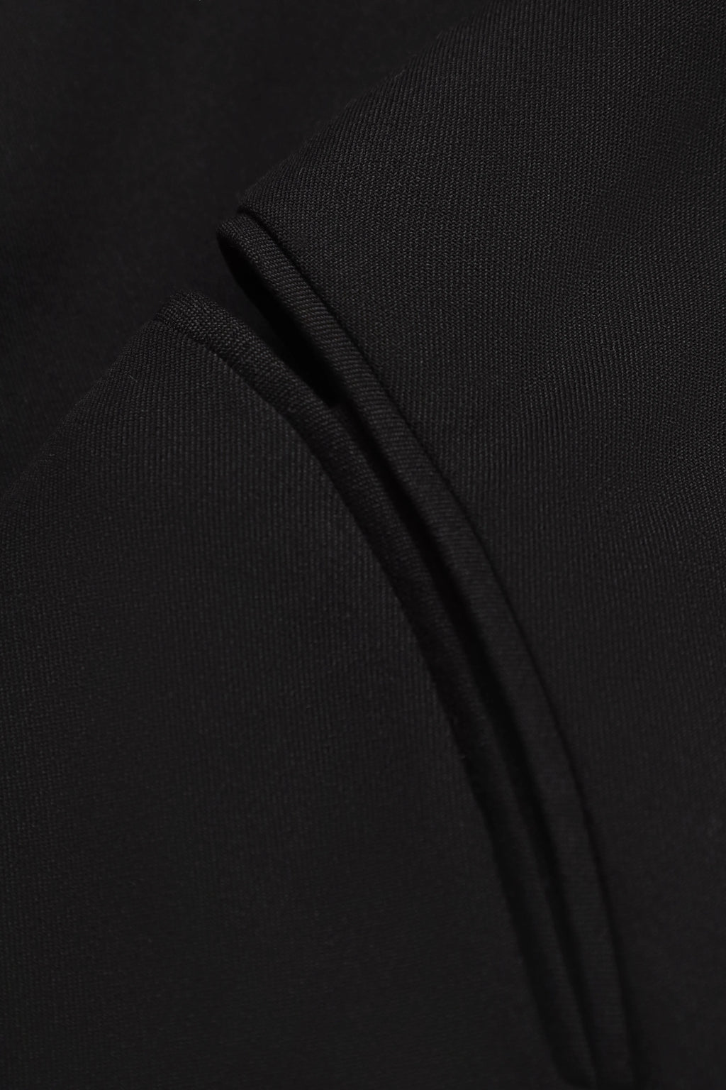 Pressed-Crease Tailored Pants in Black
