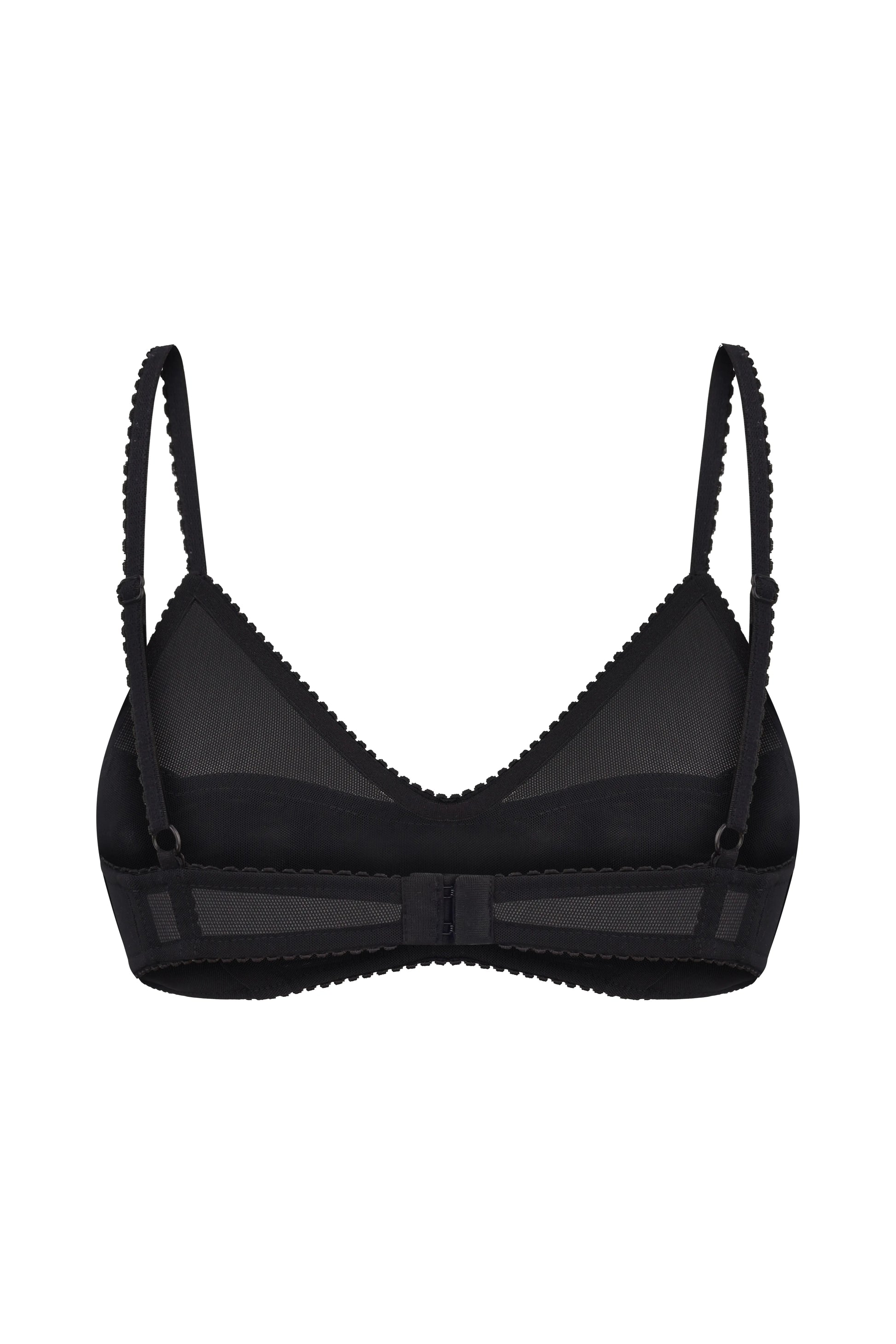 Seamed Bra Top in Black