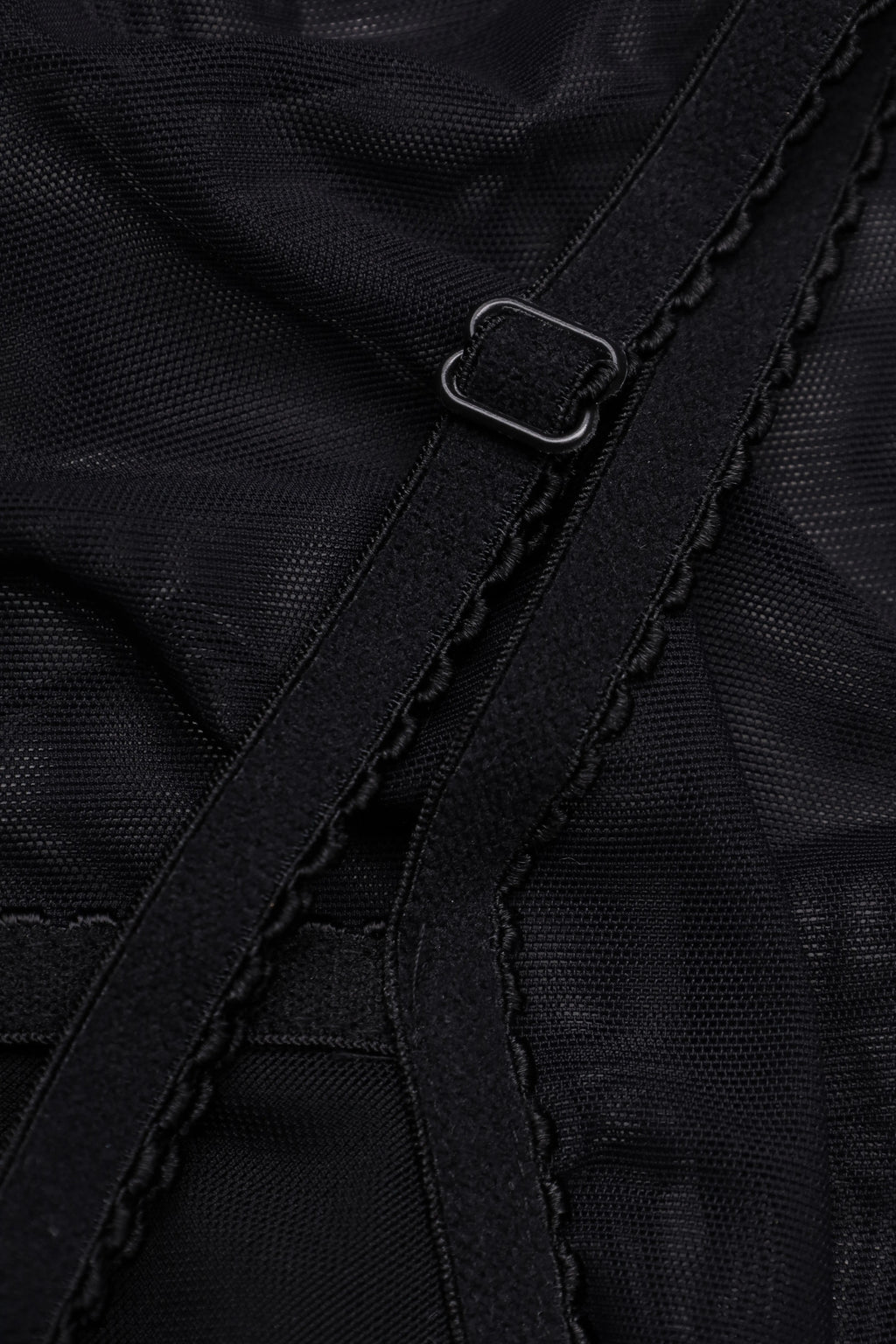 Seamed Bra Top in Black