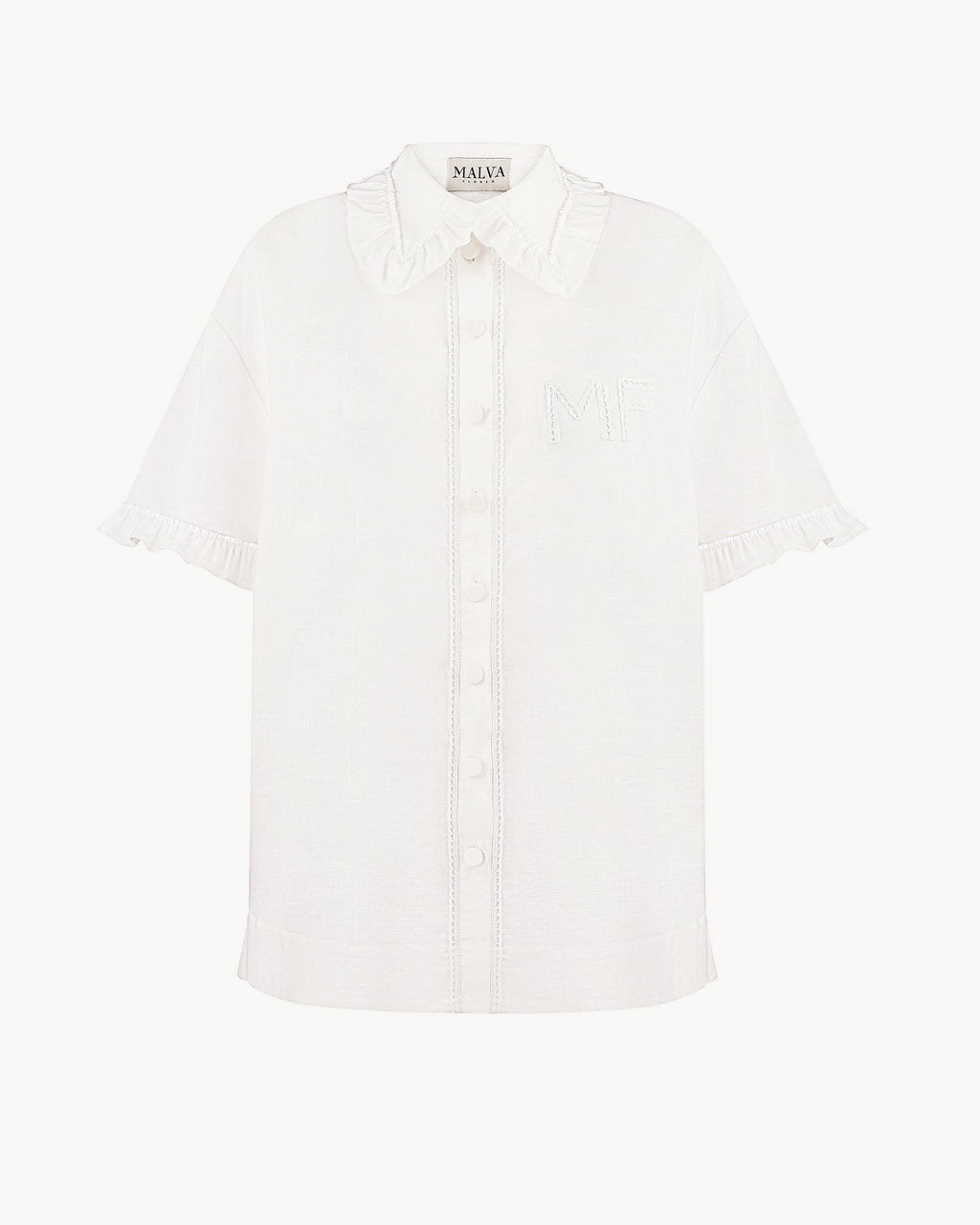Shirt with Ruffles