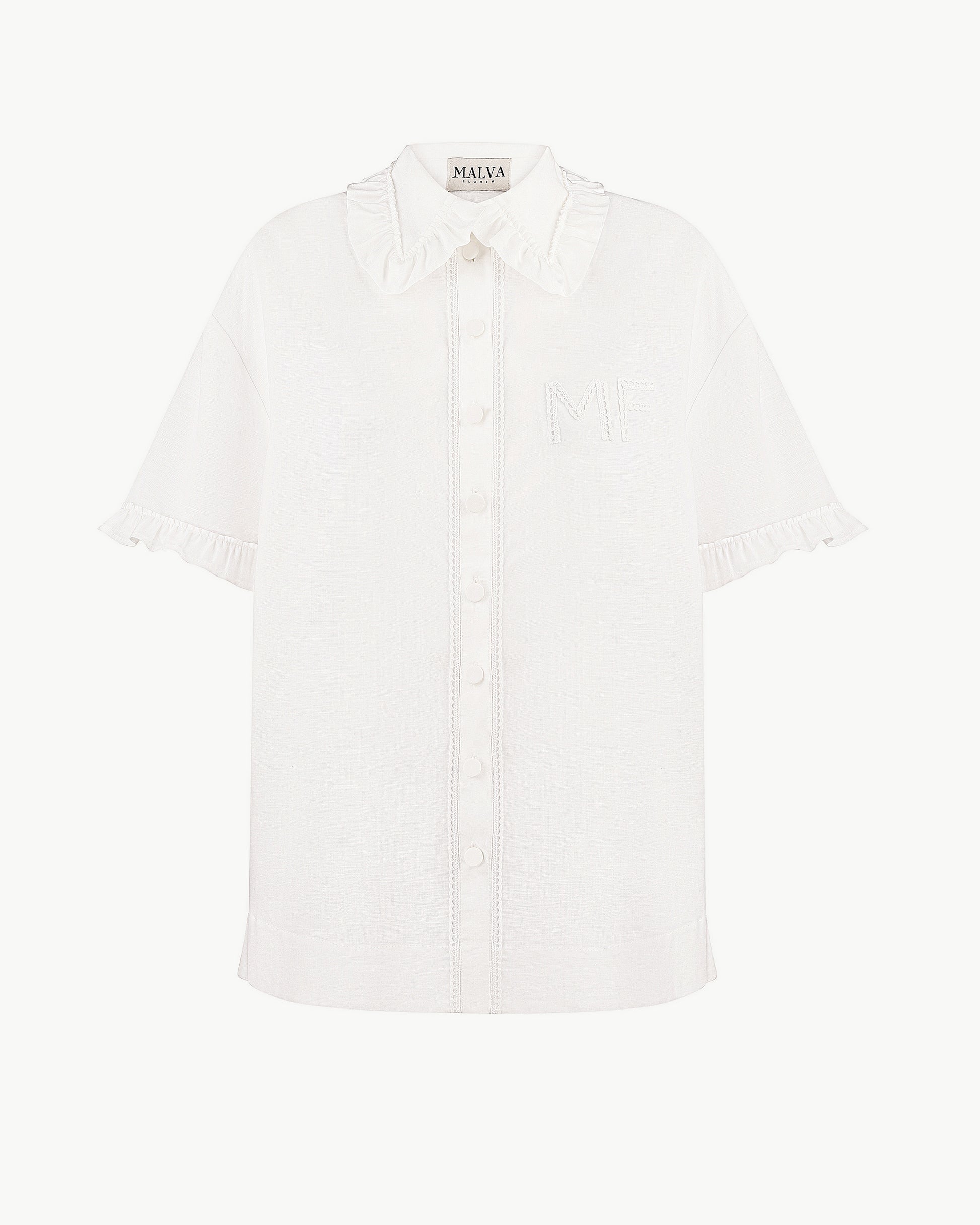 Shirt with Ruffles