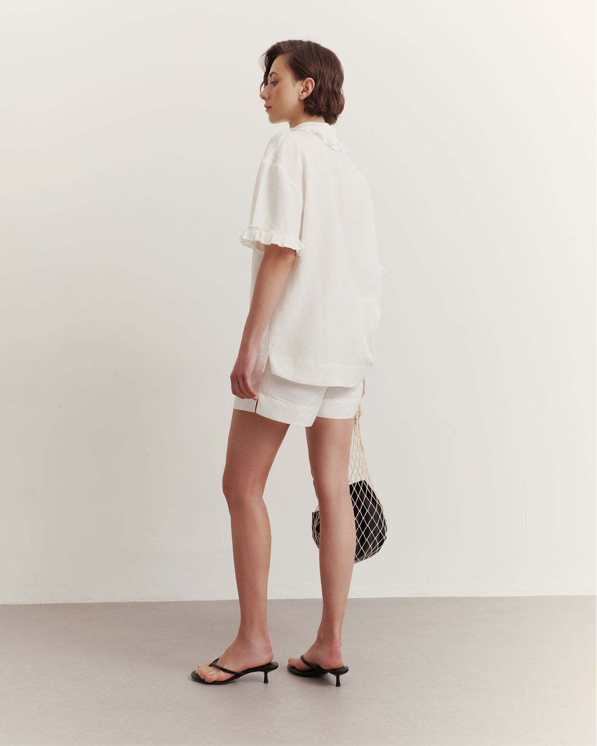 Shirt with Ruffles