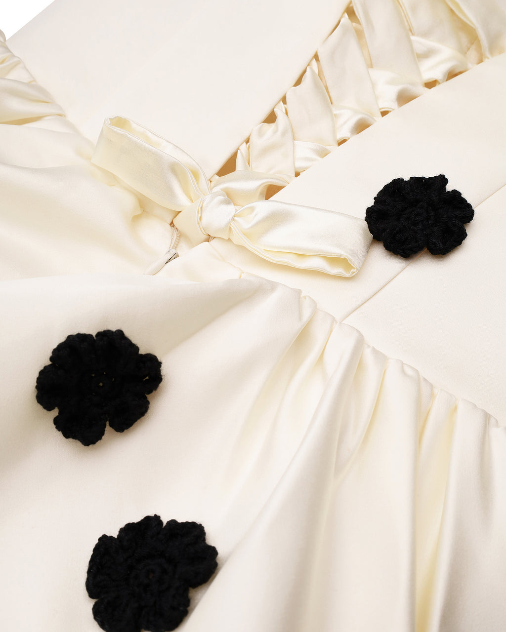 Tulip Mini Dress with Crochet