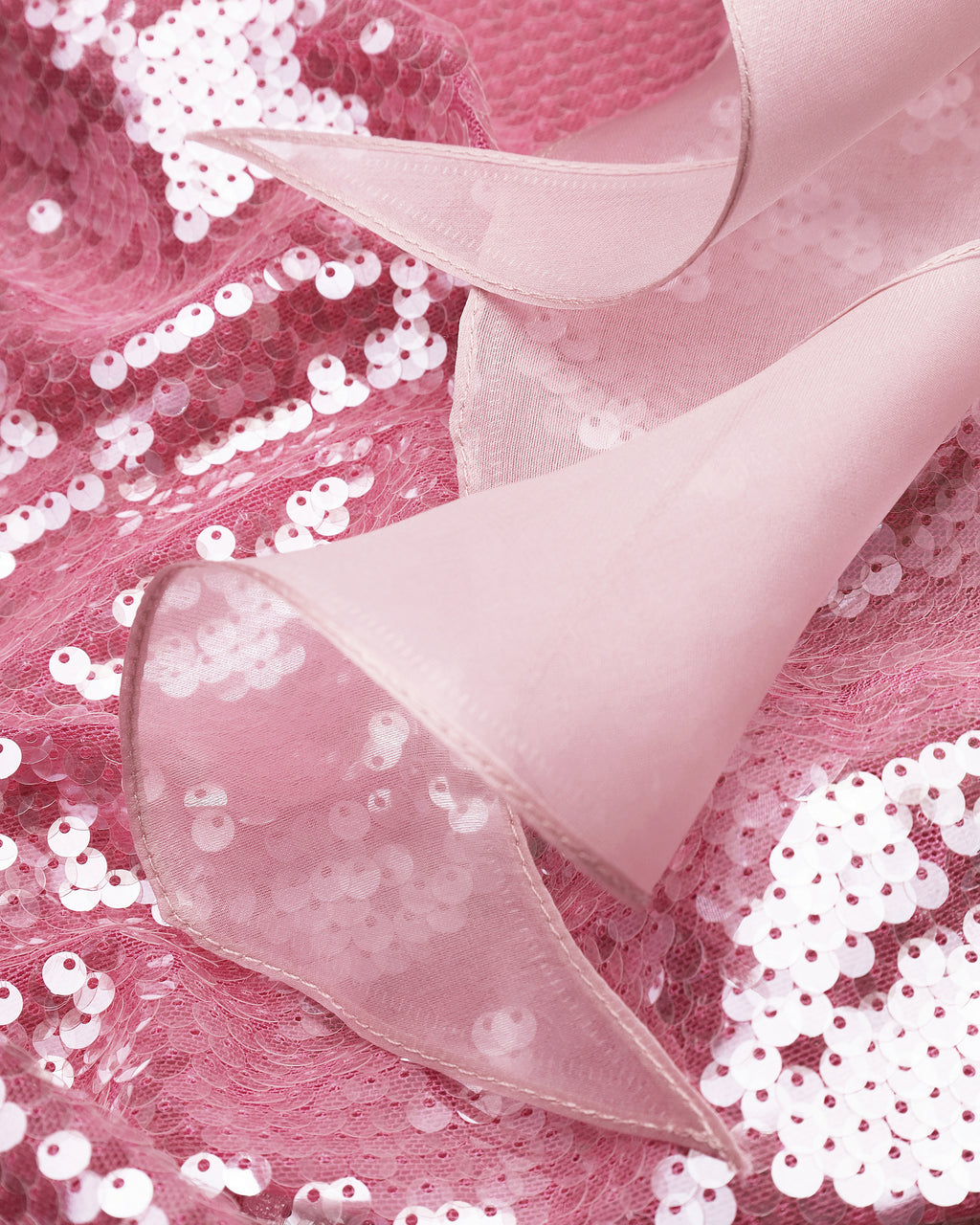 Pink Sequin Maxi Dress
