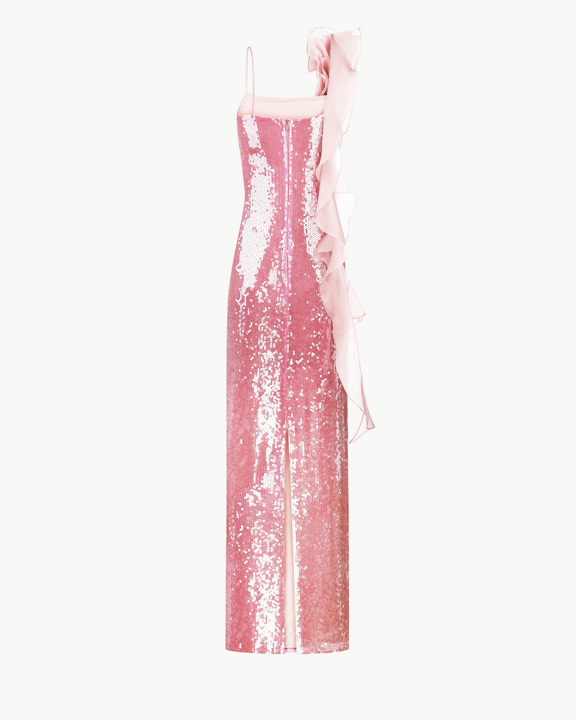 Pink Sequin Maxi Dress