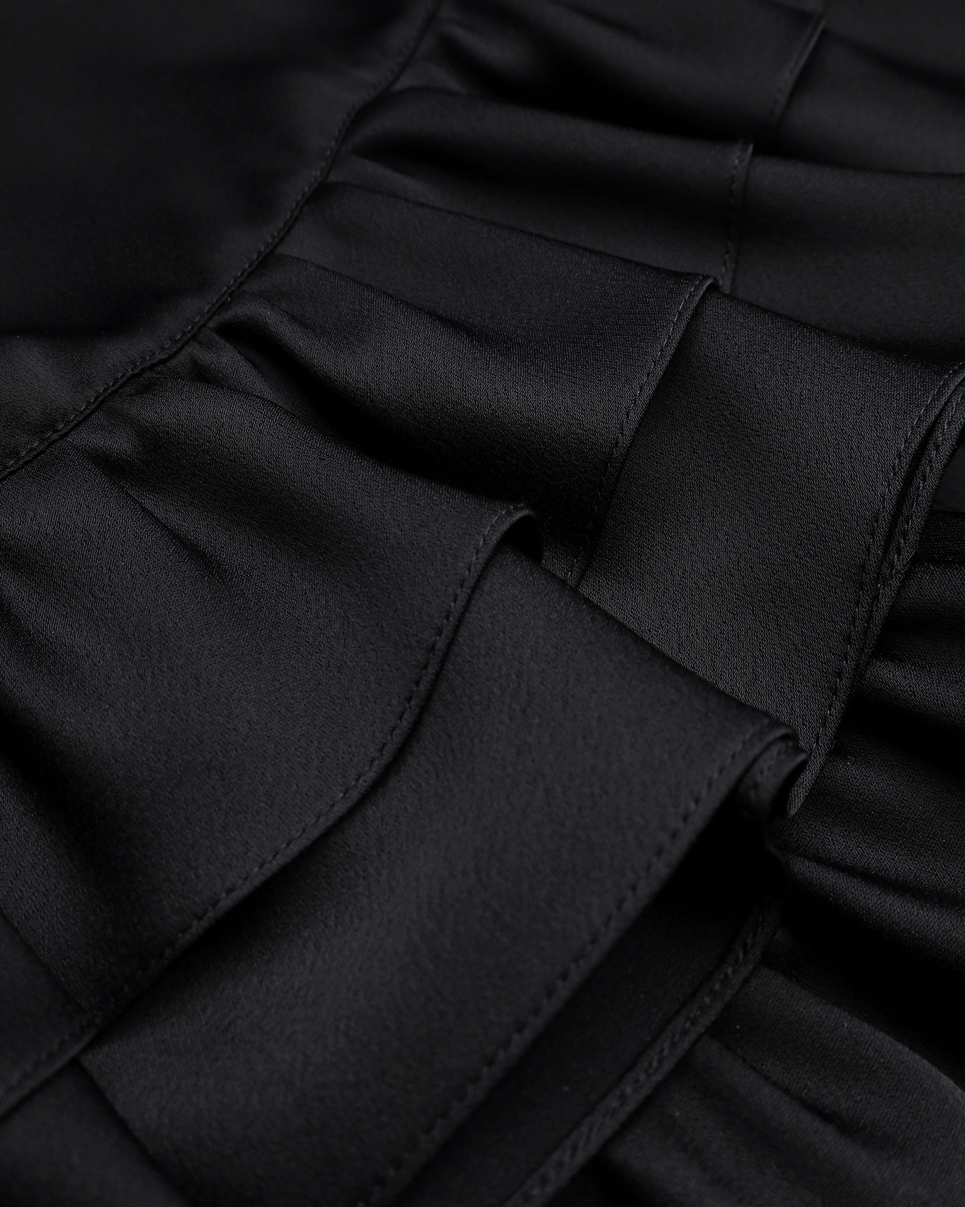 Wide Trousers with Ruffles