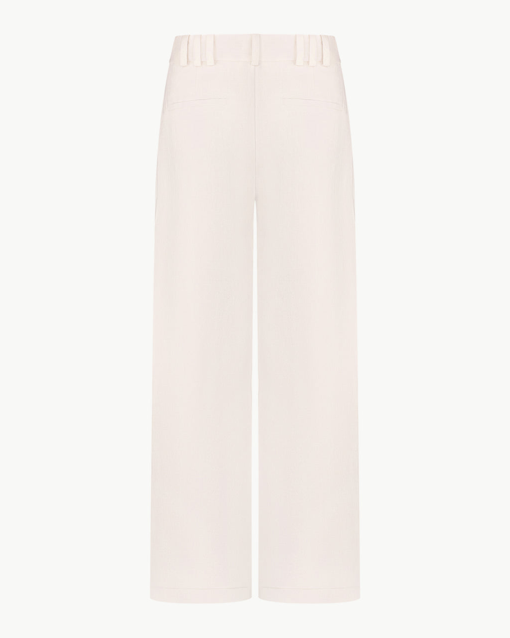 Classic tailored pants for bridal looks in ivory