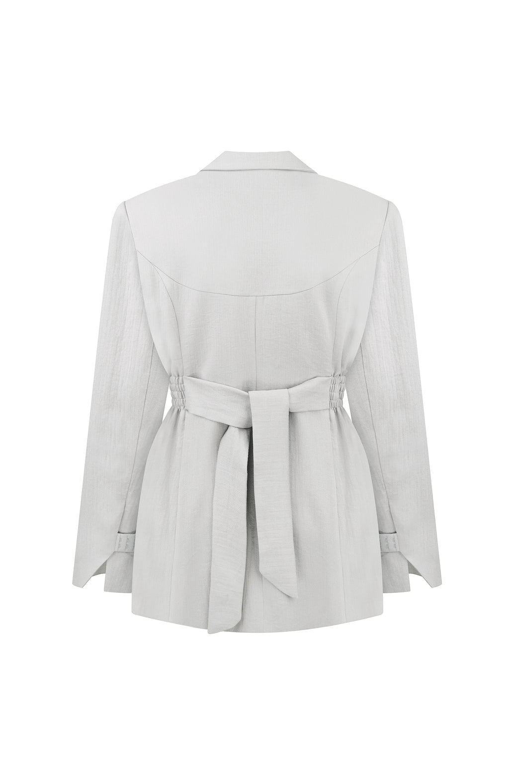 Structured tailored jacket in gray