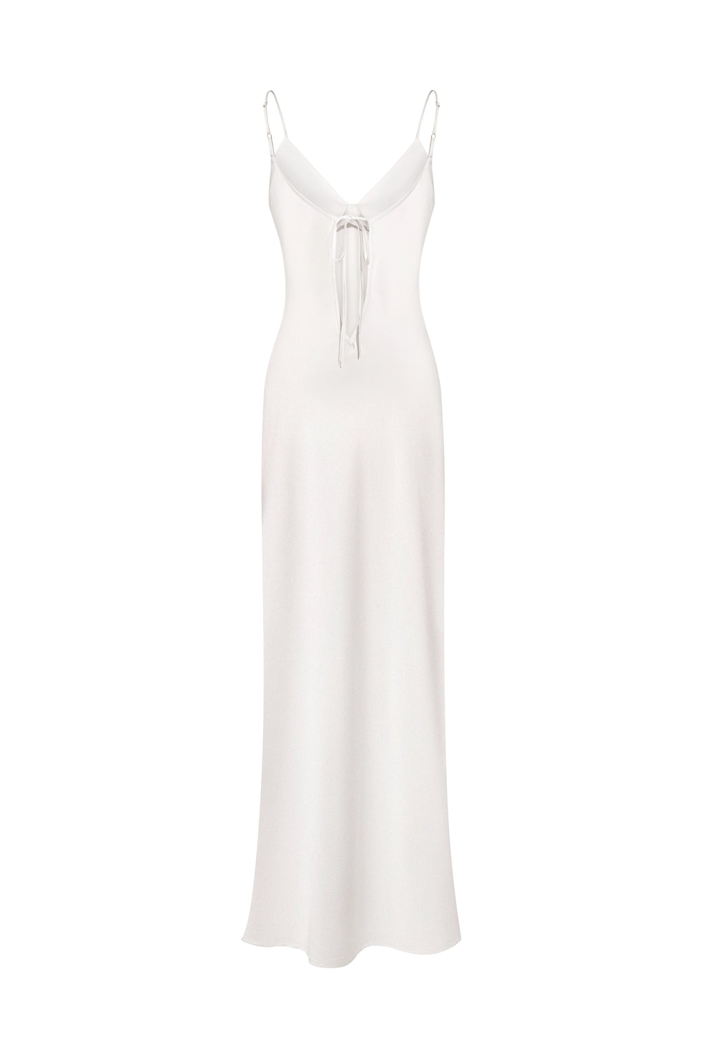 Satin Slip Dress in Ivory