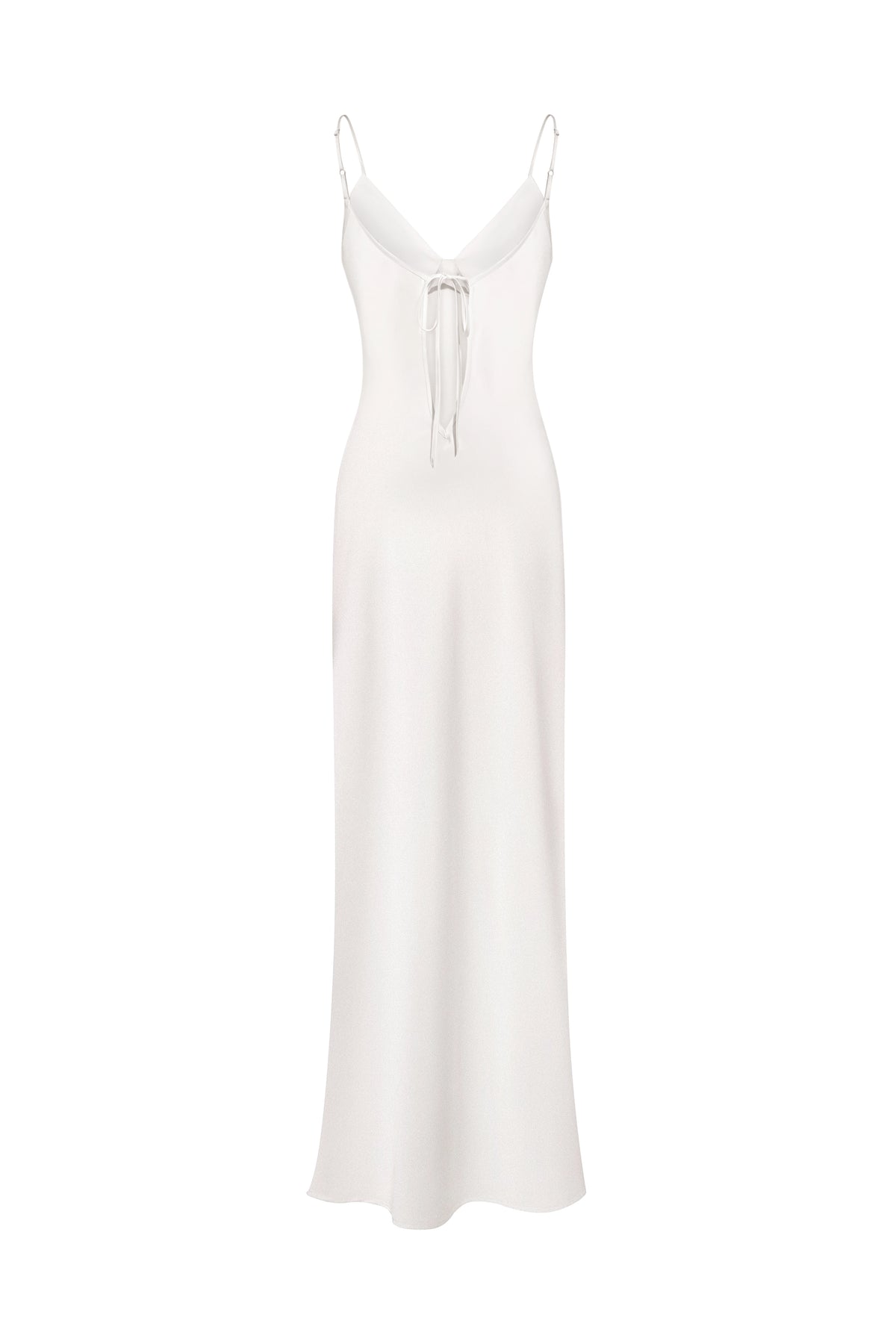 Satin Slip Dress in Ivory