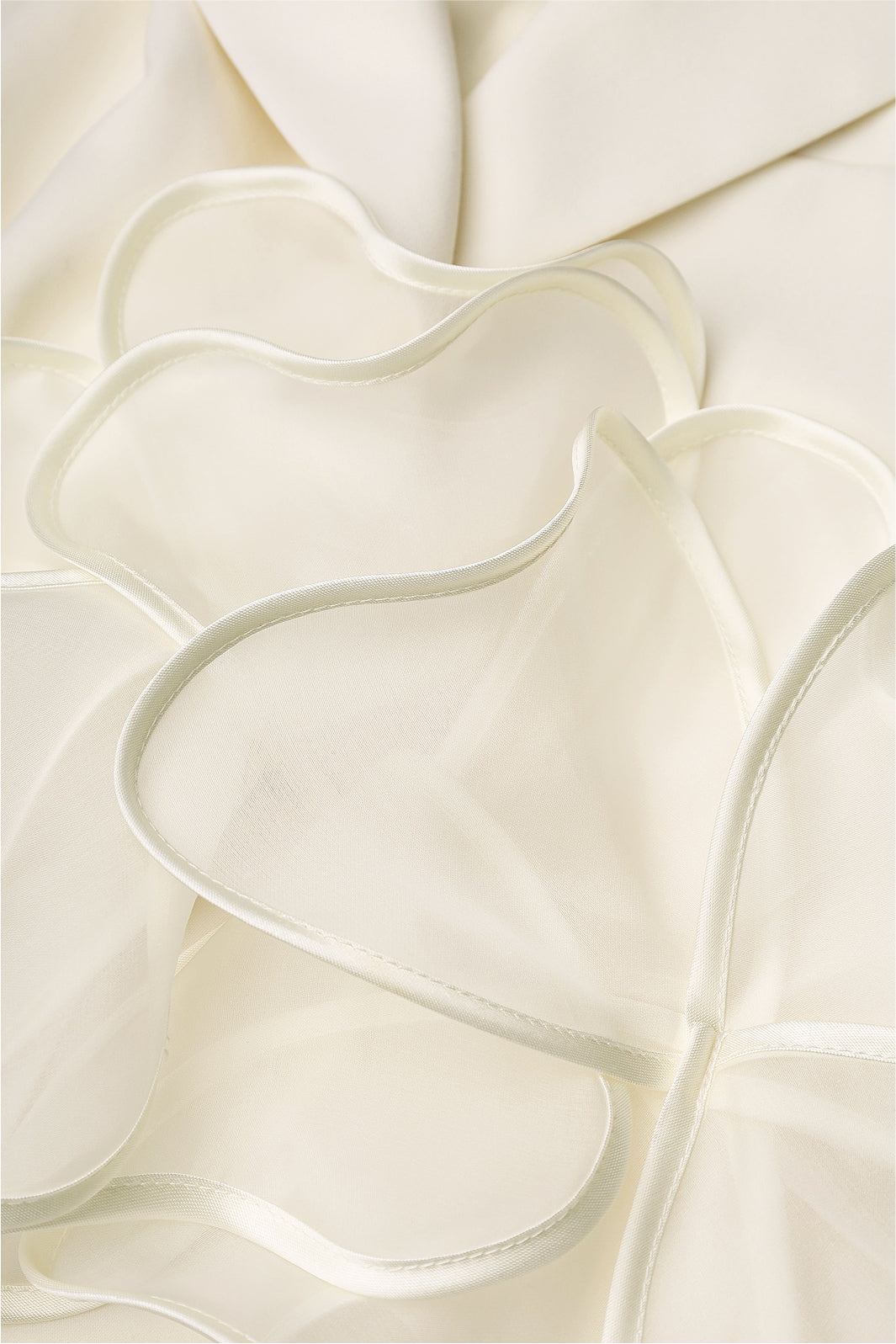 Fitted Single-Breasted Jacket with Decorative Belt in Milk