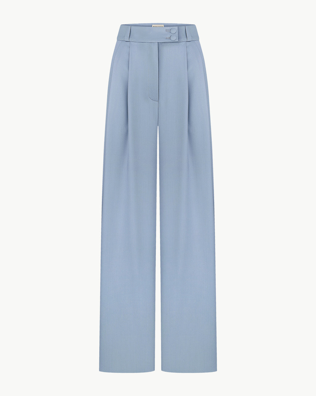 Wide-Leg High-Waisted Trousers