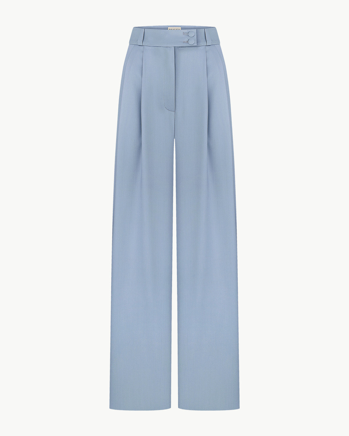 Wide-Leg High-Waisted Trousers