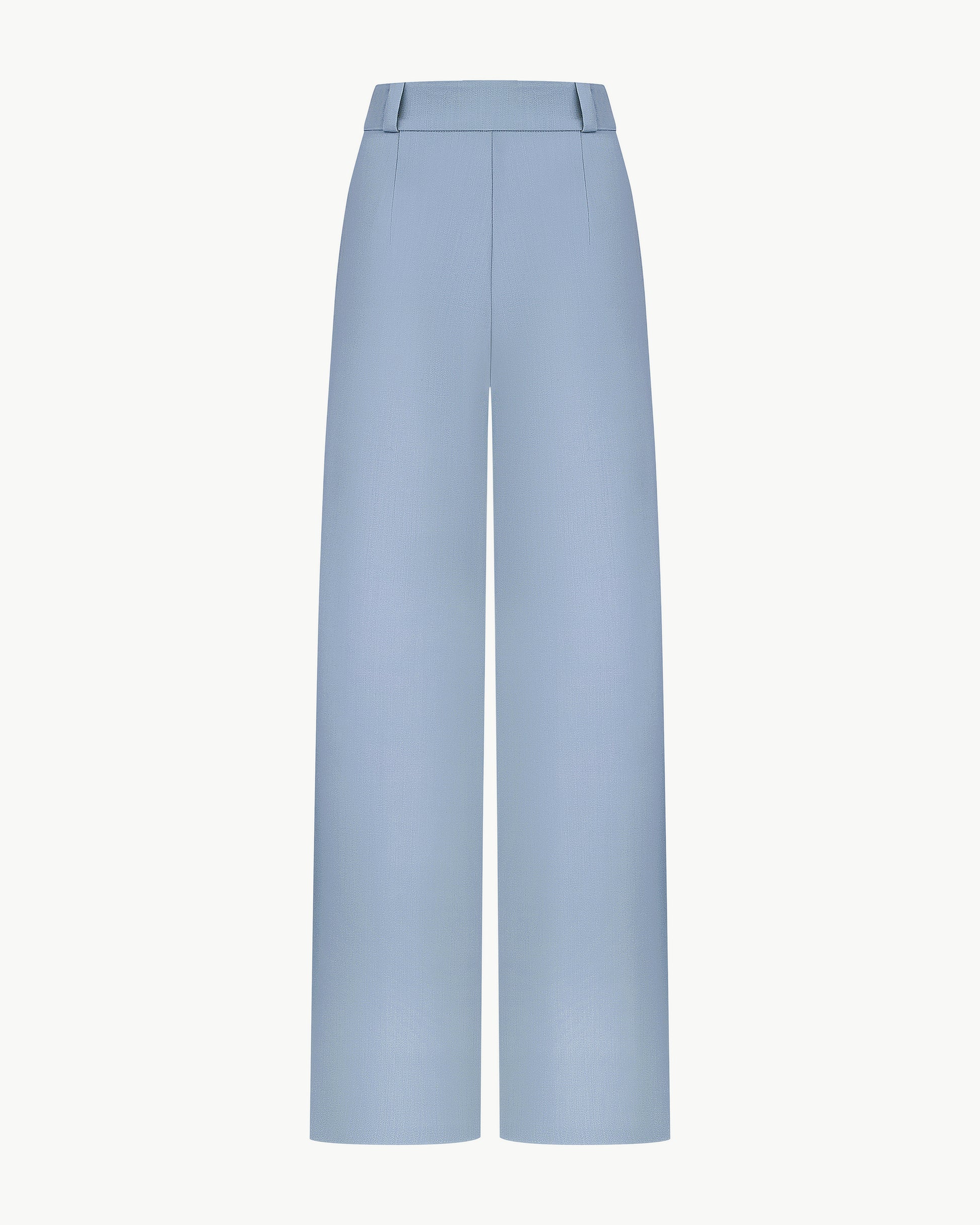 Wide-Leg High-Waisted Trousers