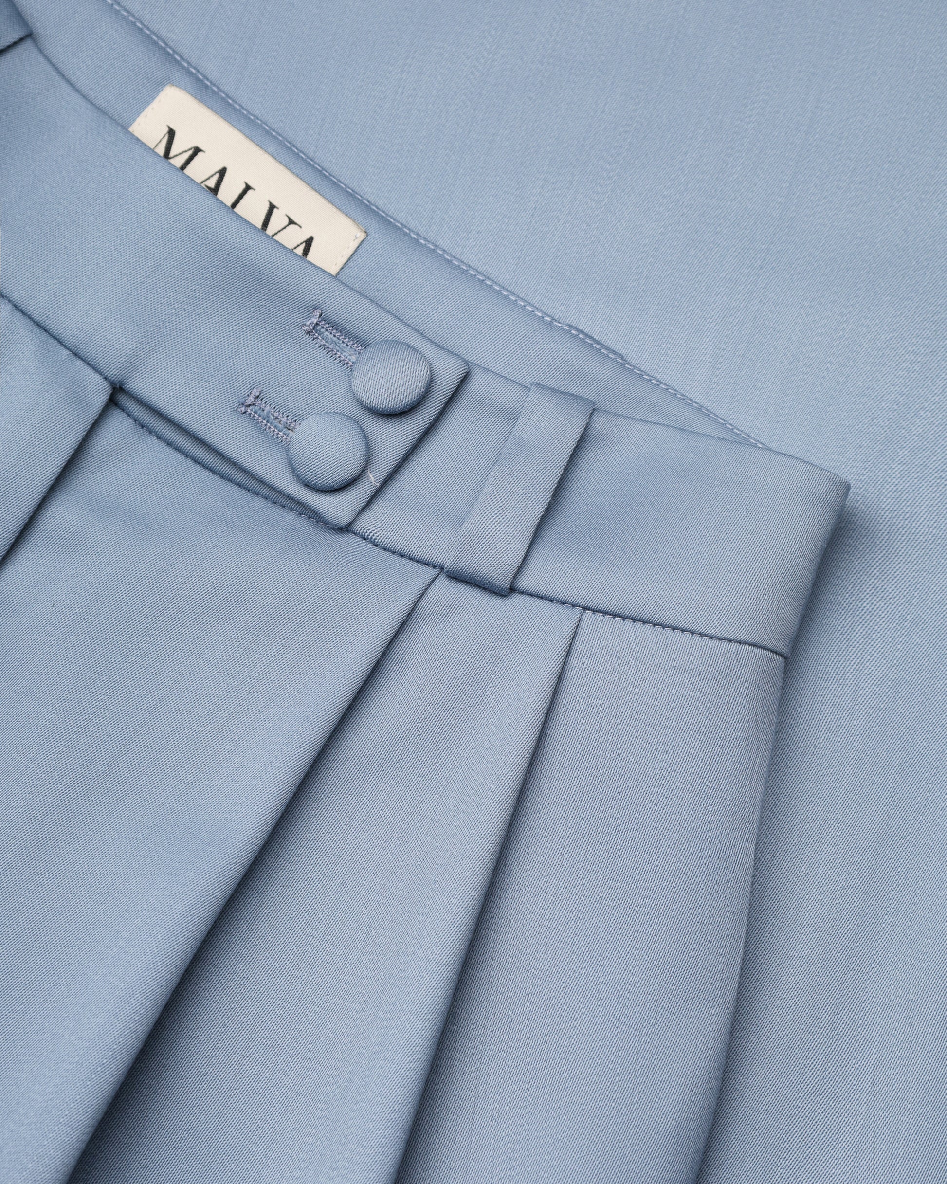 Wide-Leg High-Waisted Trousers