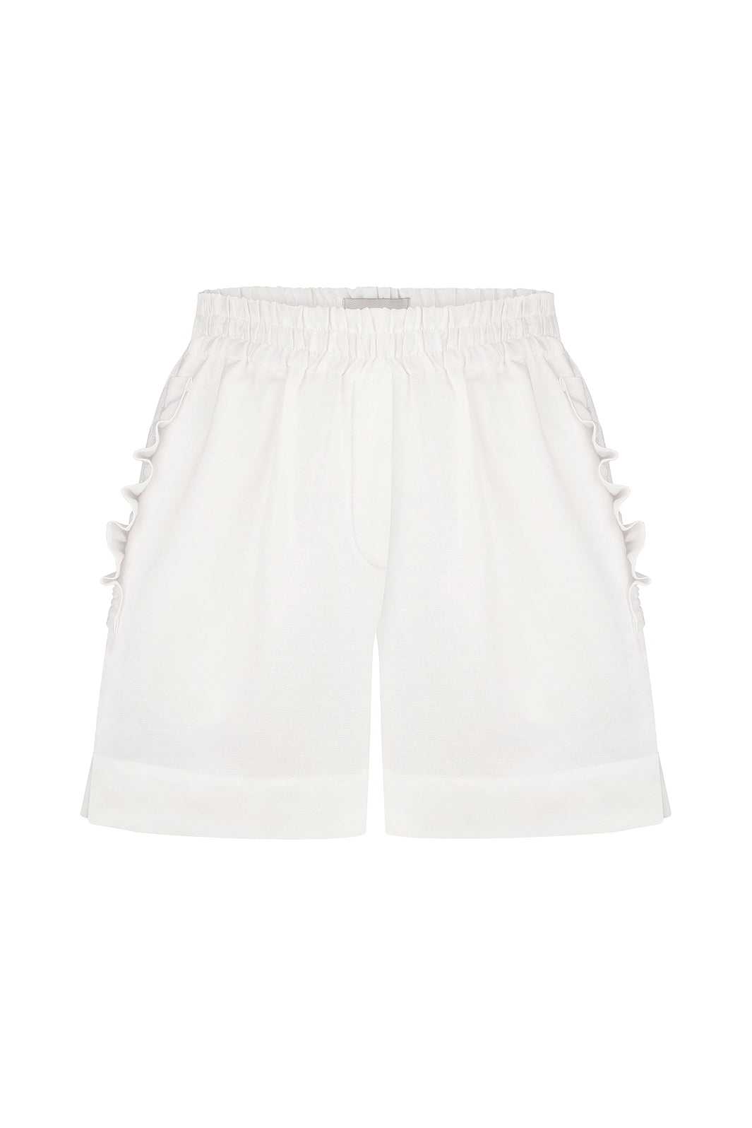 Shorts with ruffles