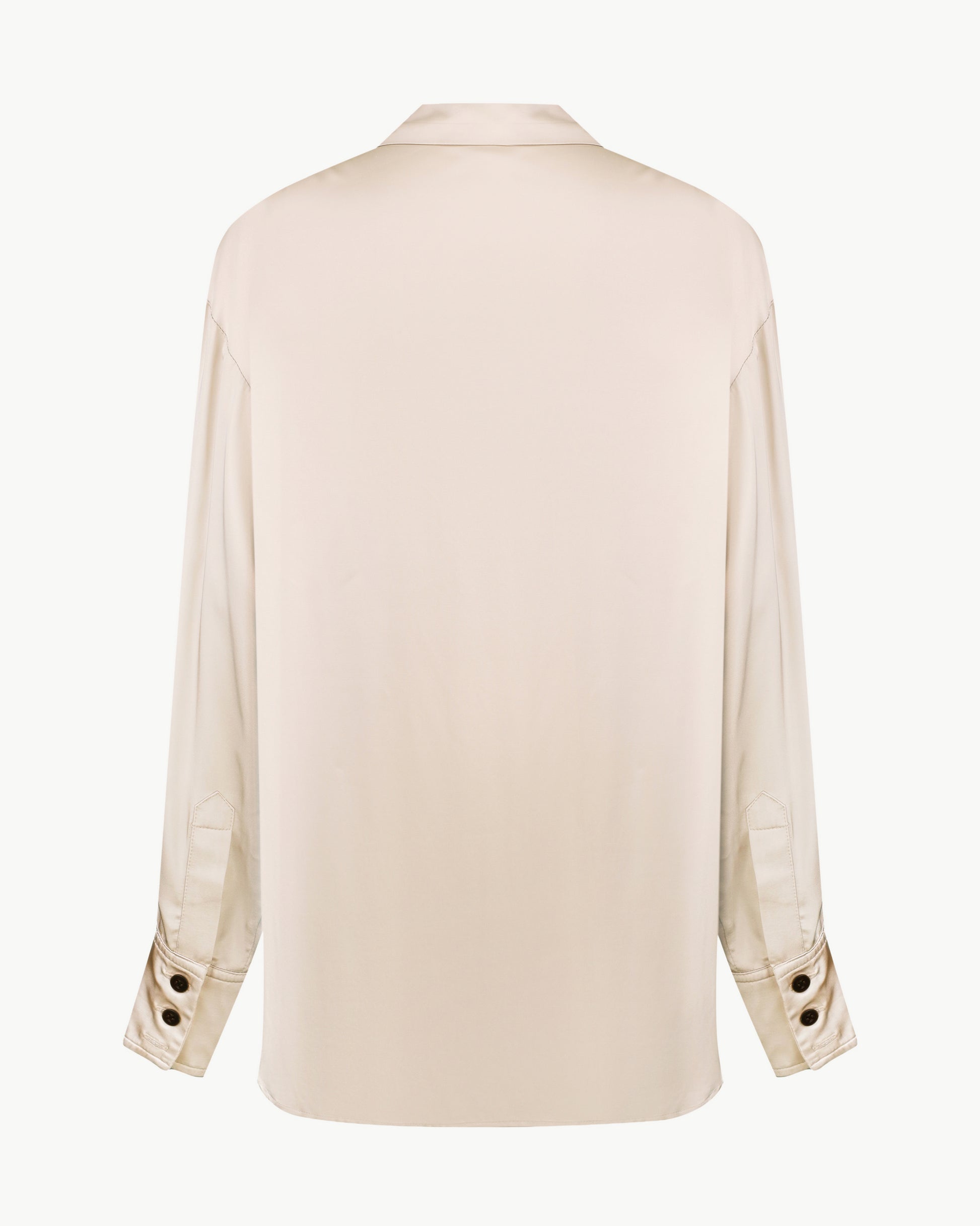 Shirt with Handmade Decorative Elements in Champagne