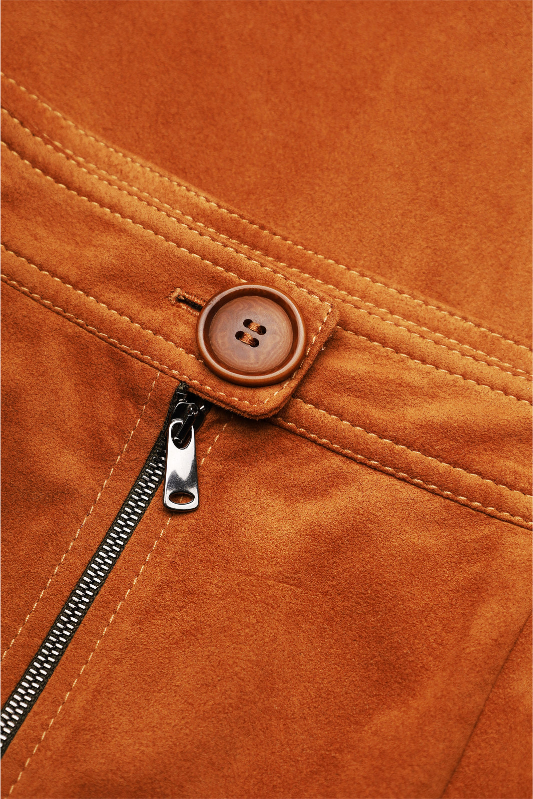 Midi Skirt in Terracotta Color